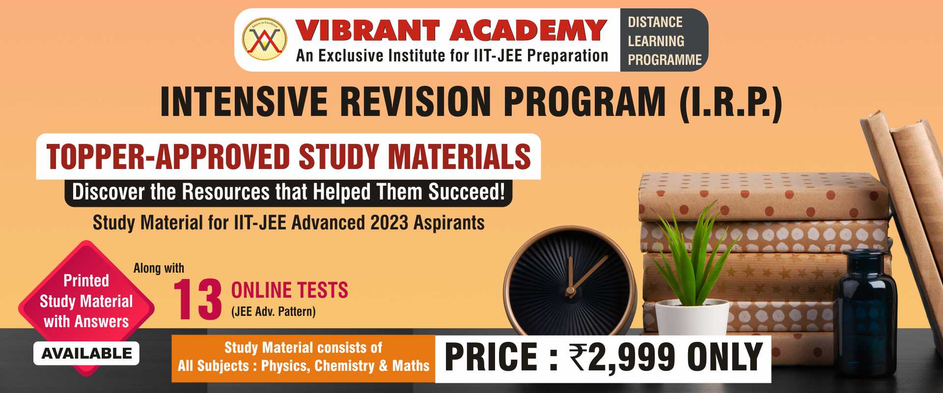 Topper-Approved Studey Materials (IRP)