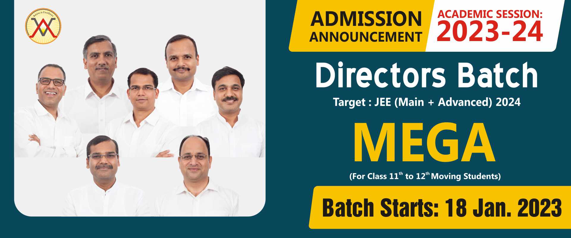 Directors Batch MEGA Course 12th Class.