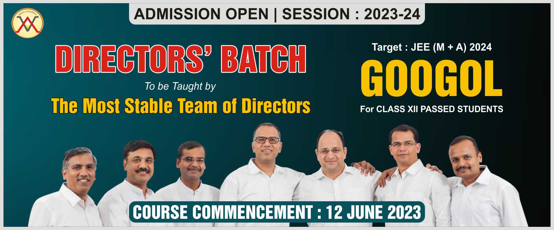 Directors Batch for Googol(12th Passed Students)